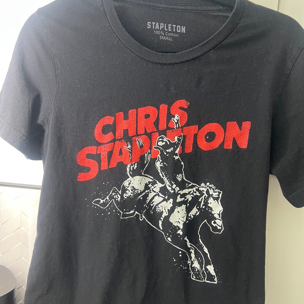Chris Stapleton Black Graphic T-Shirt